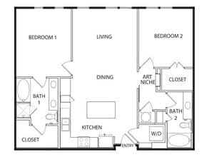 B3HC 1406 floor plan