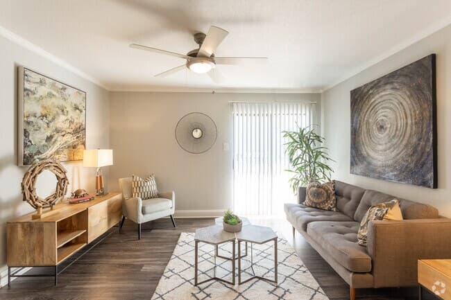 One Bed One Bath A 3008 floor plan