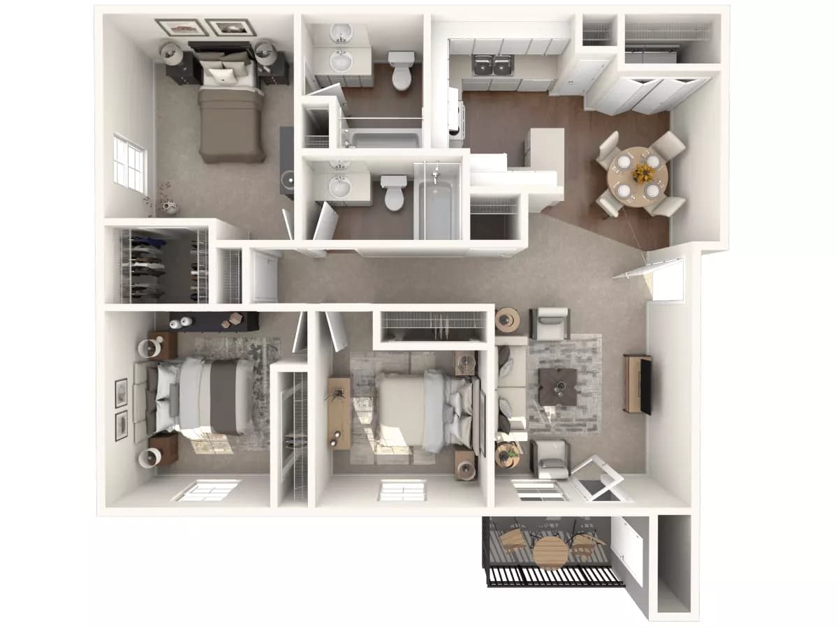 Unit C0727 C0727 floor plan