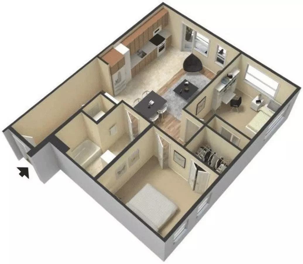 B1 1-0301 floor plan
