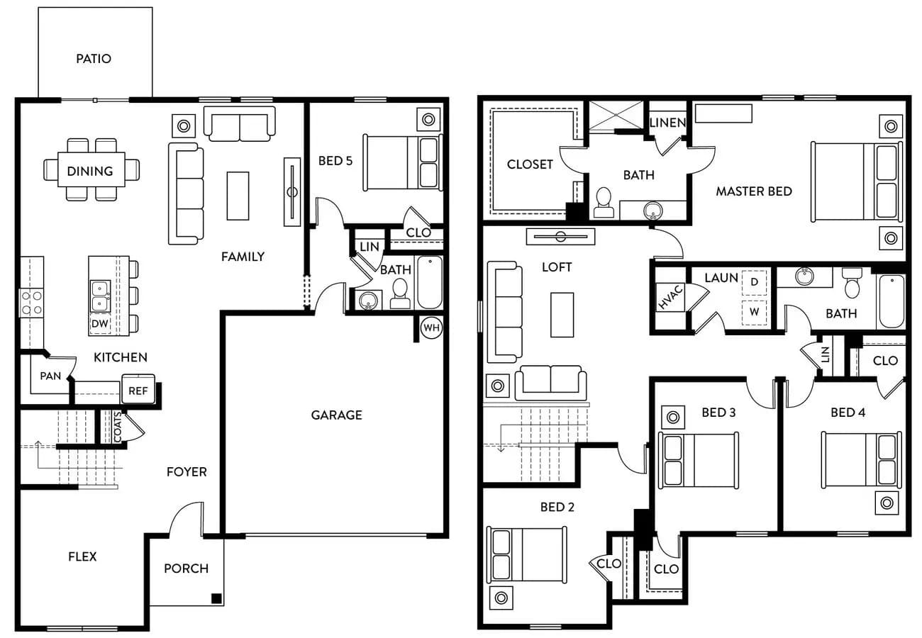 5 x 3 Gordonia E1SFpz 14504BF floor plan