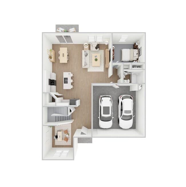 5 Beds • 3 Bath 14513JM floor plan