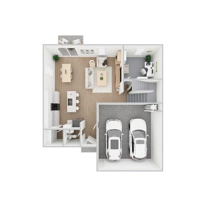 4 Beds • 2 Bath 12704AH floor plan