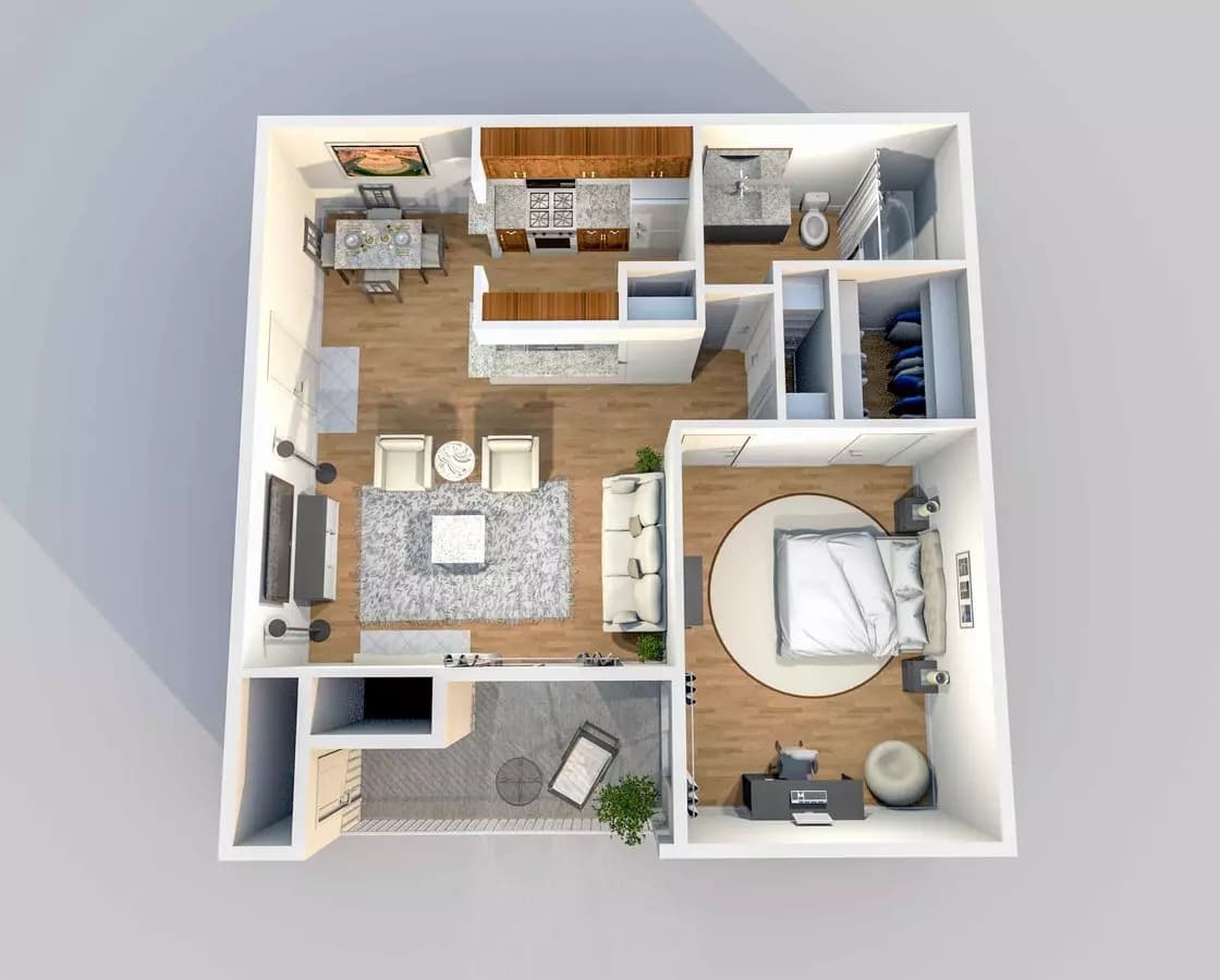 A1-R floor plan