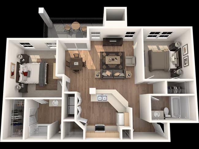 Durango Classic 1411 floor plan