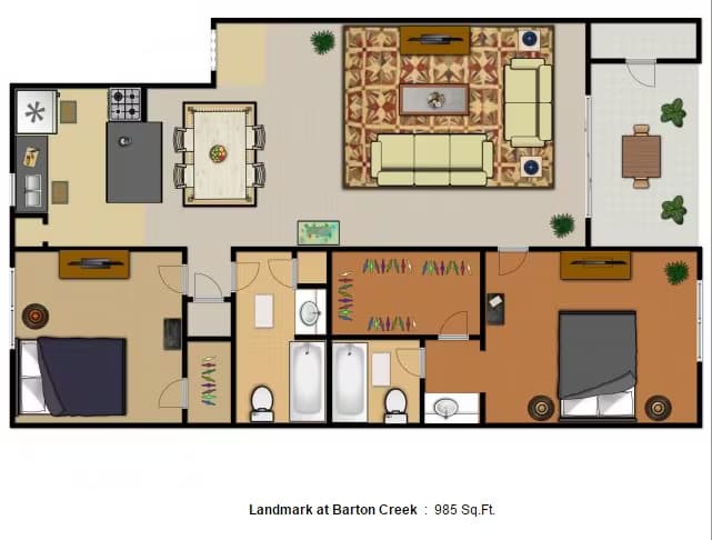 B2 138 floor plan