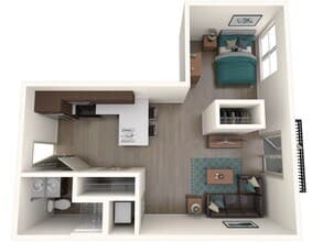 Studio D Private floor plan