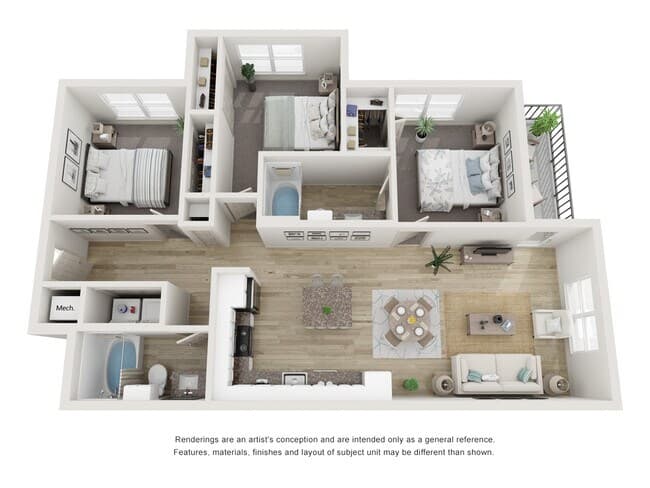 3x2 F114 floor plan