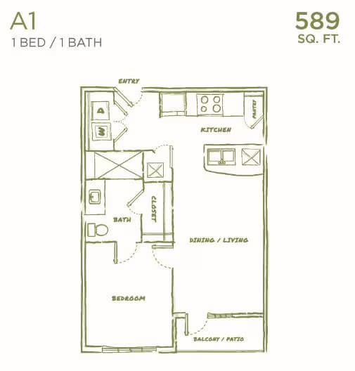 A1 154 floor plan