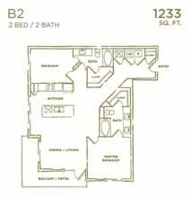 B2 438 floor plan