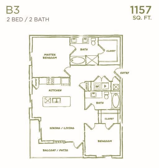 B3 101 floor plan