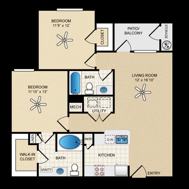 B2 4212 floor plan