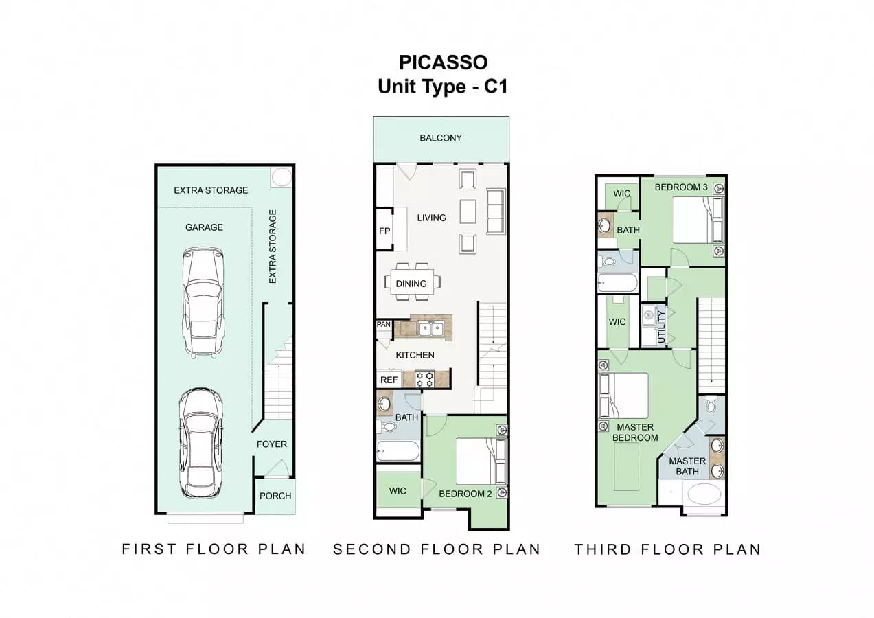 C1 1203 floor plan