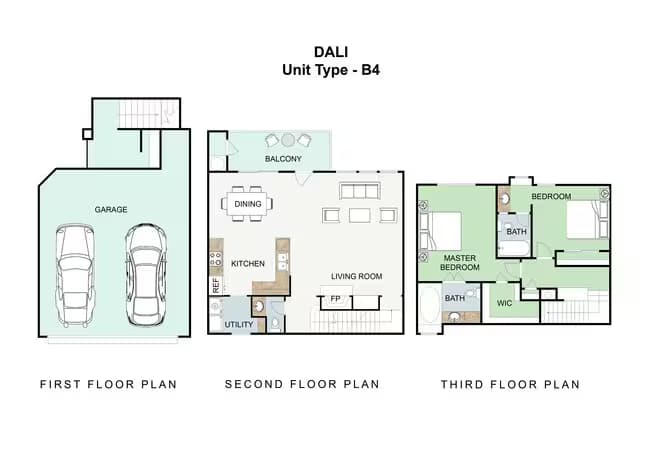 Unit 1408 3107 floor plan