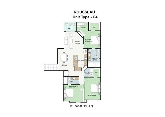 C4 1909 floor plan