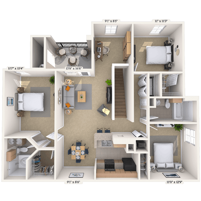 32B 0105208 floor plan