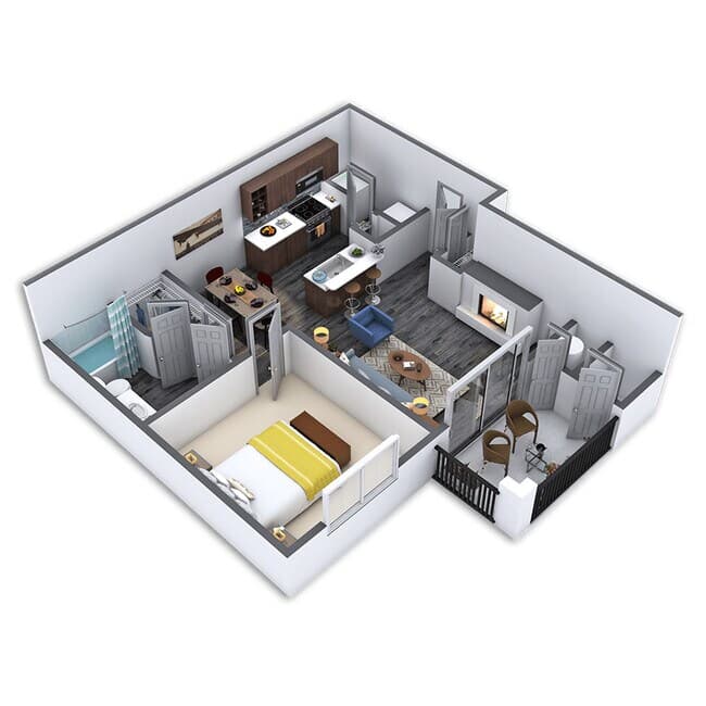 Exemplary 1031 floor plan
