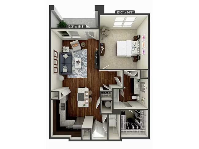 A20-764 B08-8308 floor plan