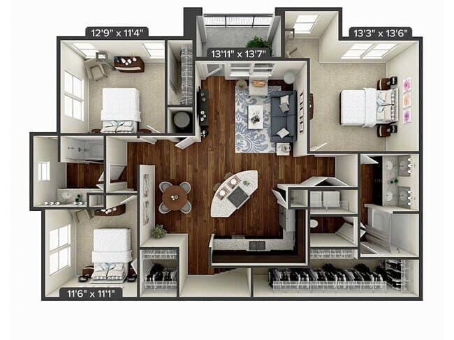 C1-2-1567 B01-1001 floor plan