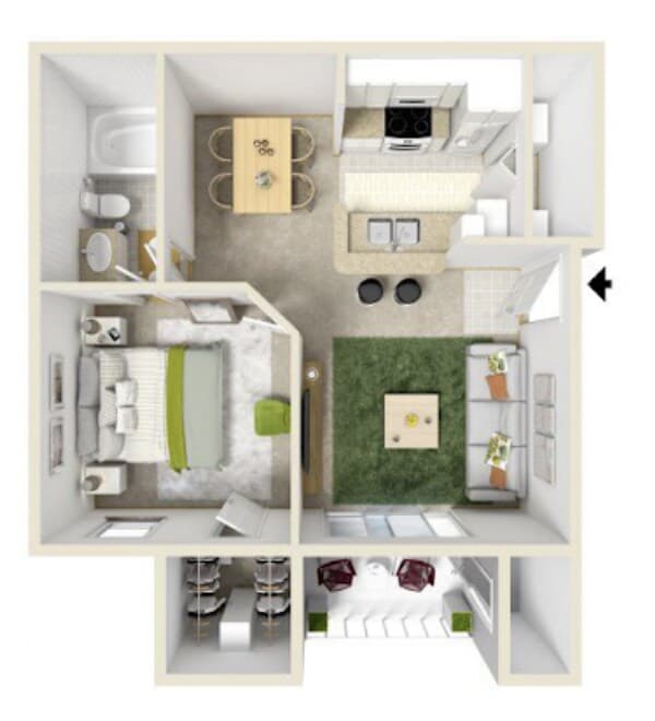 A1 2423 floor plan