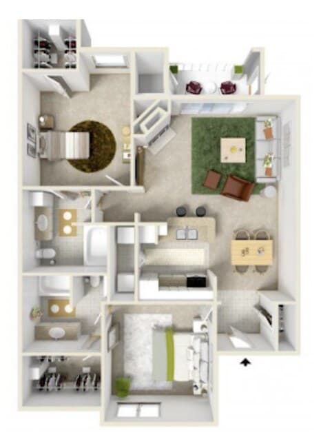 B1 422 floor plan