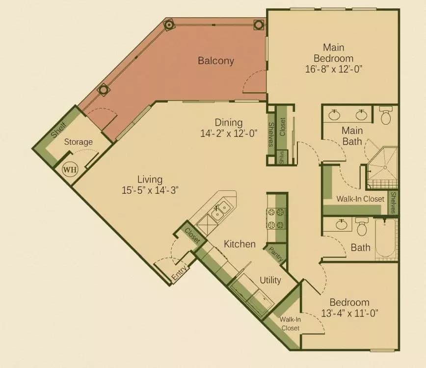 B3 1535 floor plan