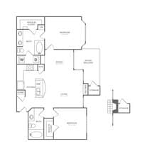 B1-Sophisticated 1434 floor plan