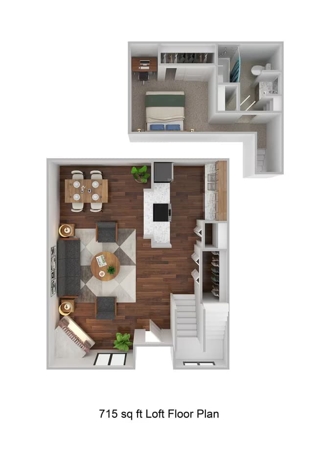 715 Upgrade Loft 2155 floor plan