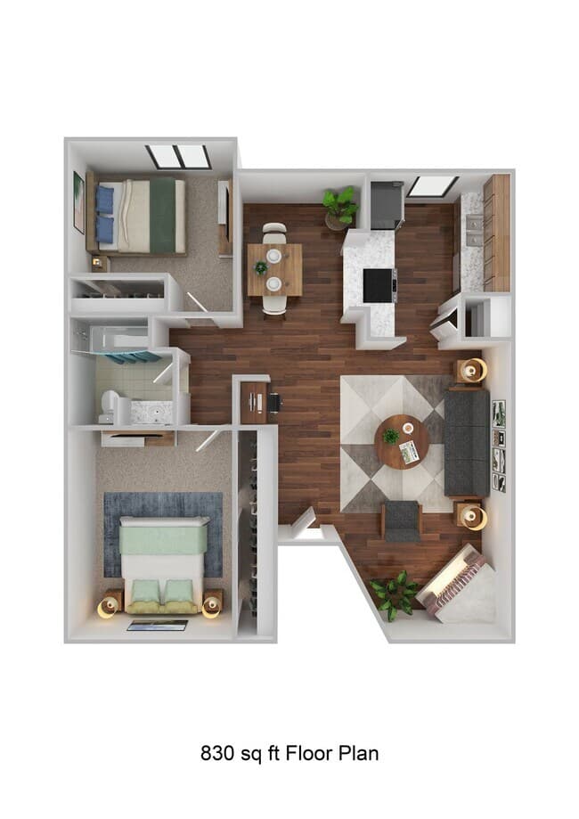 830 Designer 1st Floor 2108 floor plan