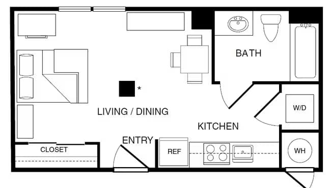 Efficiency-A1A Private floor plan