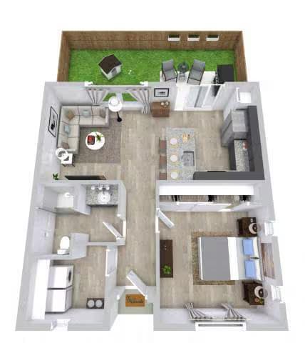 The Alcove 317 floor plan