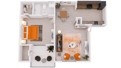 A 614 floor plan