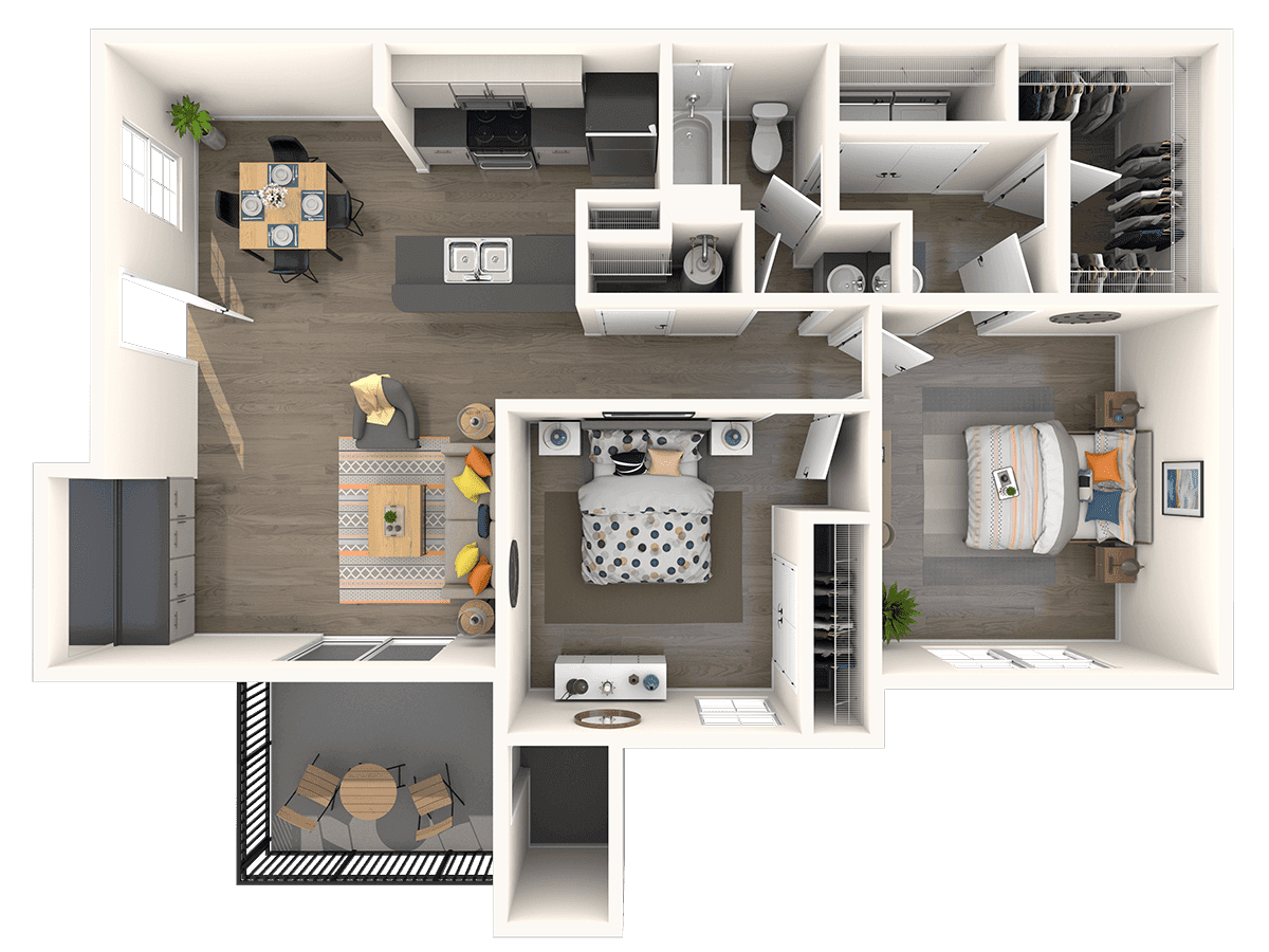 Unit 1421 1421 floor plan