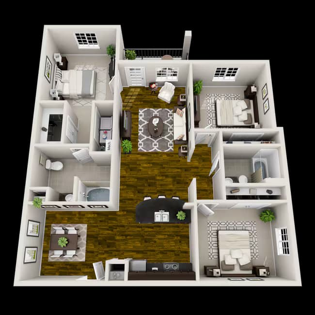 Apex 1310HB floor plan