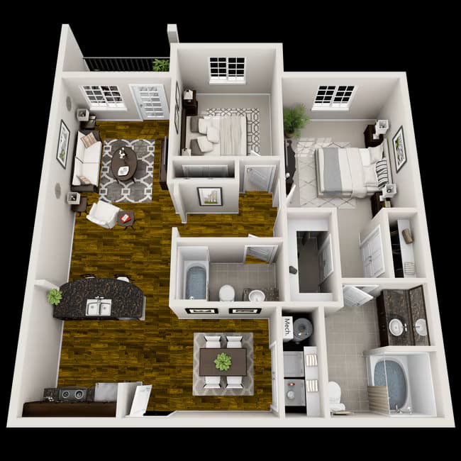 Sierra 1115HB floor plan