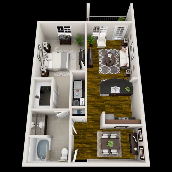 Summit 224HB floor plan