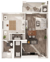 A 1613 floor plan