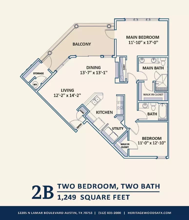 2B 1021 floor plan