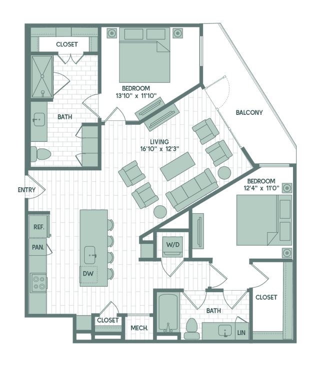 B6 223 floor plan