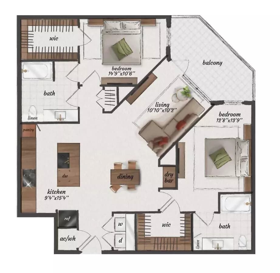B6 1123 floor plan