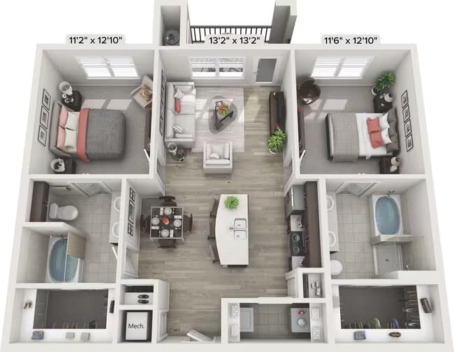 B2 009-928 floor plan