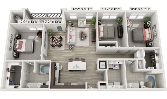 C1 005-5110 floor plan