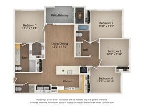 D1 1202 floor plan