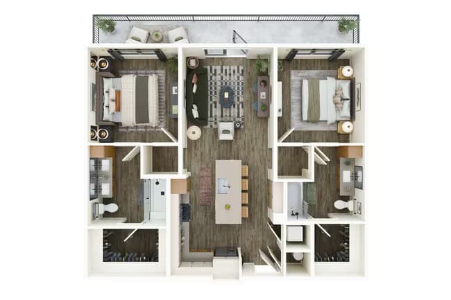 B2 2307 floor plan