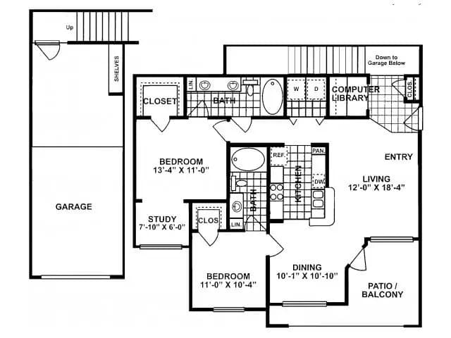Dayflower Deluxe 2 1525 floor plan