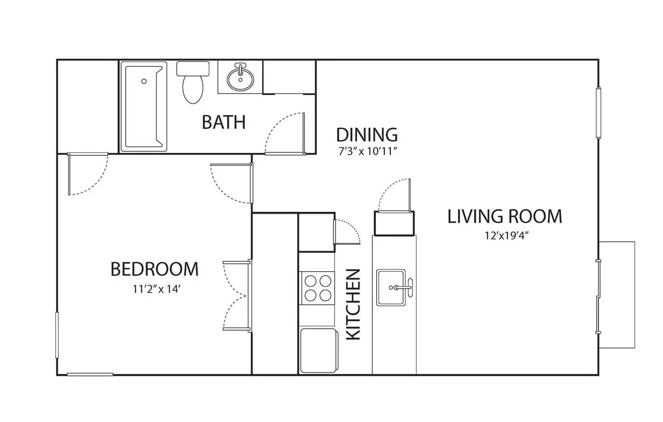 Unit OCR-146 OCR-146 floor plan