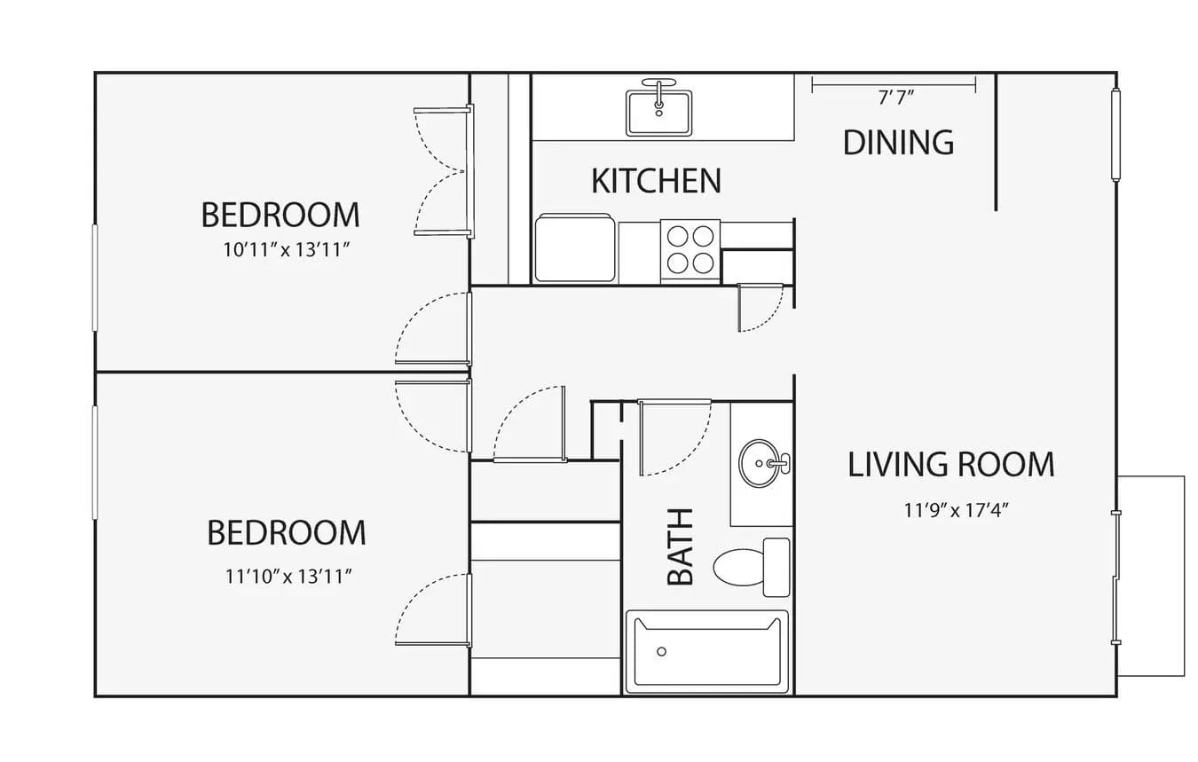 Unit OCR-109 OCR-109 floor plan