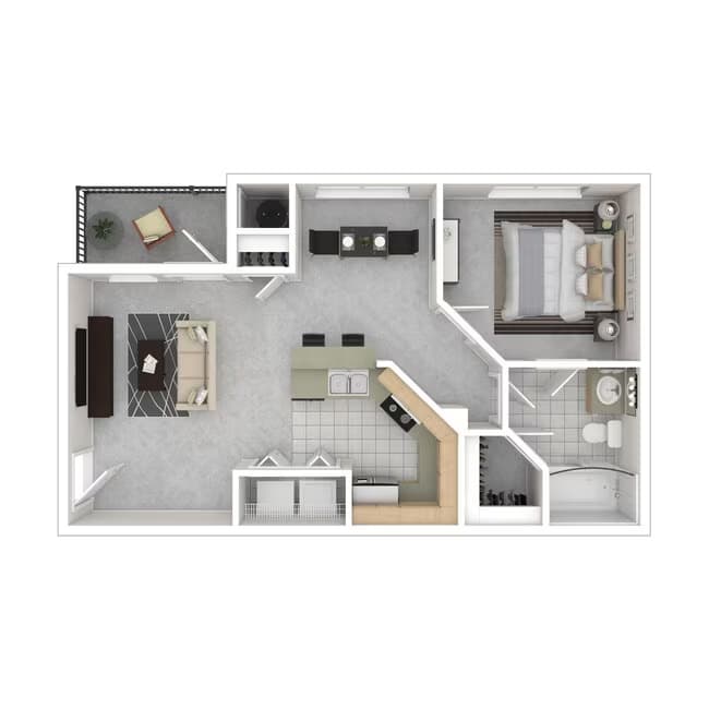 Unit B235 B235 floor plan