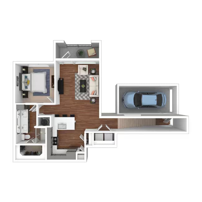 A1-2B 6208 floor plan
