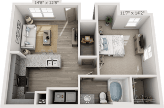 A1 0714 floor plan